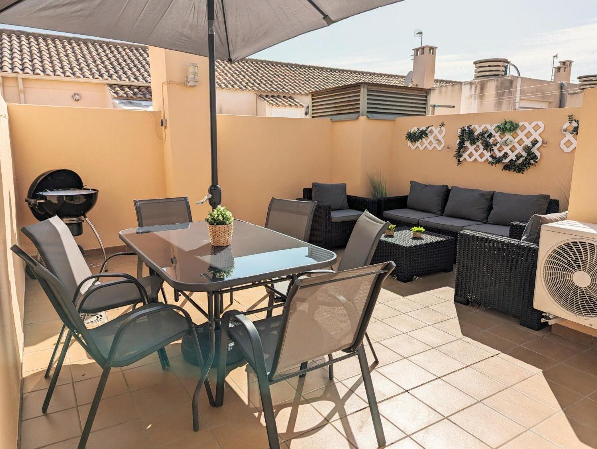Apartamento Las Palmeras - Con Terraza, Barbacoa, Aire Acondicionado Y A 250M De La Playa! Los Alcázares Exterior photo